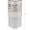 Filtro de combustível MAHLE ORIGINAL KC 47