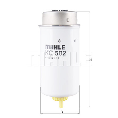 Filtro de combustível MAHLE ORIGINAL KC 502