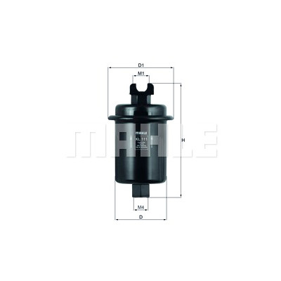 Filtro de combustível MAHLE ORIGINAL KL 111
