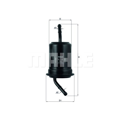 Filtro de combustível MAHLE ORIGINAL KL 115