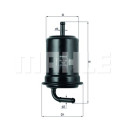 Filtro de combustível MAHLE ORIGINAL KL 121