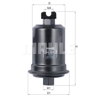 Filtro de combustível MAHLE ORIGINAL KL 128