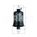 Filtro de combustível MAHLE ORIGINAL KL 129