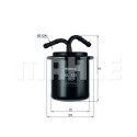 Filtro de combustível MAHLE ORIGINAL KL 134