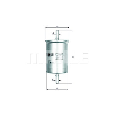 Filtro de combustível MAHLE ORIGINAL KL 165/1
