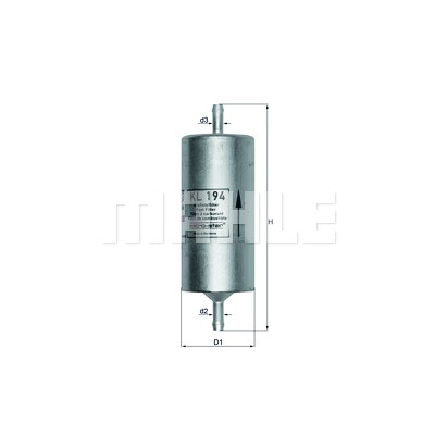Filtro de combustível MAHLE ORIGINAL KL 194