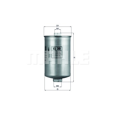 Filtro de combustível MAHLE ORIGINAL KL 30