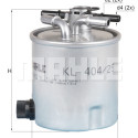 Filtro de combustível MAHLE ORIGINAL KL 404/25