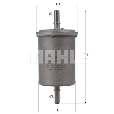 Filtro de combustível MAHLE ORIGINAL KL 416/1