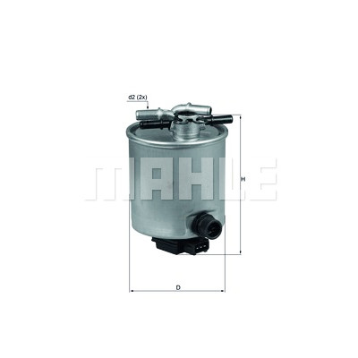 Filtro de combustível MAHLE ORIGINAL KL 440/14