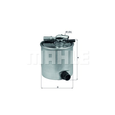Filtro de combustível MAHLE ORIGINAL KL 440/15