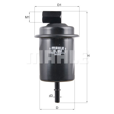 Filtro de combustível MAHLE ORIGINAL KL 453