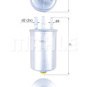 Filtro de combustível MAHLE ORIGINAL KL 511