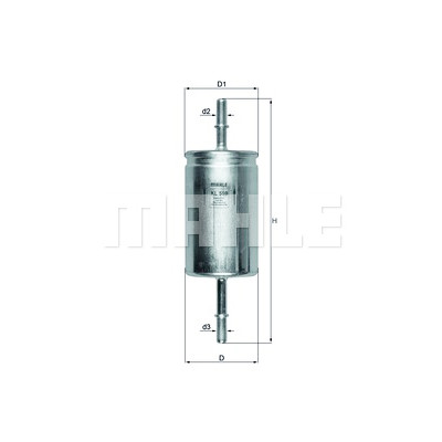 Filtro de combustível MAHLE ORIGINAL KL 559