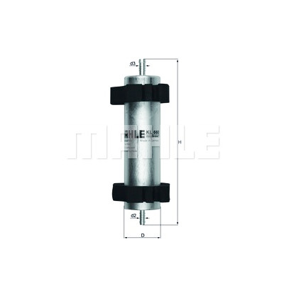 Filtro de combustível MAHLE ORIGINAL KL 660
