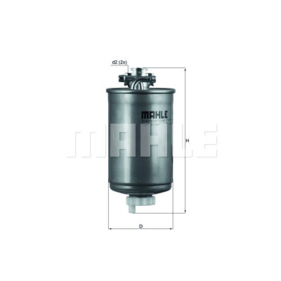 Filtro de combustível MAHLE ORIGINAL KL 75
