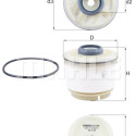 Filtro de combustível MAHLE ORIGINAL KX 268D