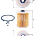 Filtro de combustível MAHLE ORIGINAL KX 75D