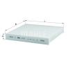 Filtro, ar de cabine MAHLE ORIGINAL LA 119