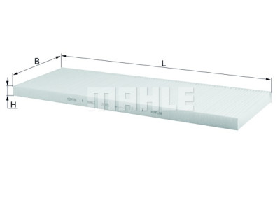 Filtro, ar de cabine MAHLE ORIGINAL LA 123