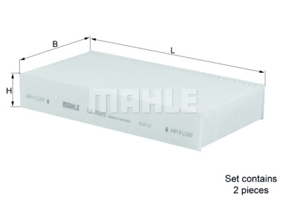 Filtro, ar de cabine MAHLE ORIGINAL LA 168/S