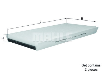 Filtro, ar de cabine MAHLE ORIGINAL LA 173/S