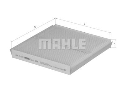 Filtro, ar de cabine MAHLE ORIGINAL LA 234