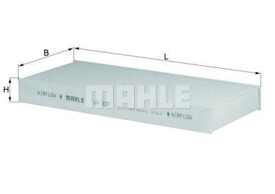 Filtro, ar de cabine MAHLE ORIGINAL LA 237