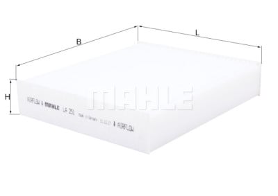 Filtro, ar de cabine MAHLE ORIGINAL LA 251
