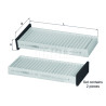 Filtro, ar de cabine MAHLE ORIGINAL LA 296/S