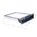 Filtro, ar de cabine MAHLE ORIGINAL LA 304