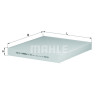 Filtro, ar de cabine MAHLE ORIGINAL LA 343