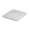 Filtro, ar de cabine MAHLE ORIGINAL LA 362