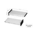Filtro, ar de cabine MAHLE ORIGINAL LA 366/S