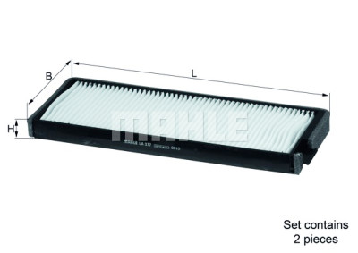 Filtro, ar de cabine MAHLE ORIGINAL LA 377/S