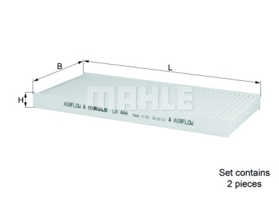 Filtro, ar de cabine MAHLE ORIGINAL LA 444/S