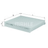 Filtro, ar de cabine MAHLE ORIGINAL LA 457