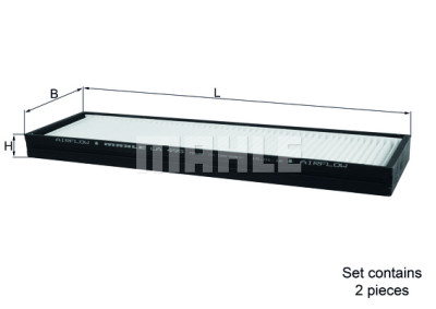 Filtro, ar de cabine MAHLE ORIGINAL LA 495/S