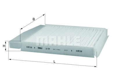 Filtro, ar de cabine MAHLE ORIGINAL LA 54