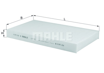 Filtro, ar de cabine MAHLE ORIGINAL LA 56