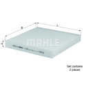 Filtro, ar de cabine MAHLE ORIGINAL LA 630/S
