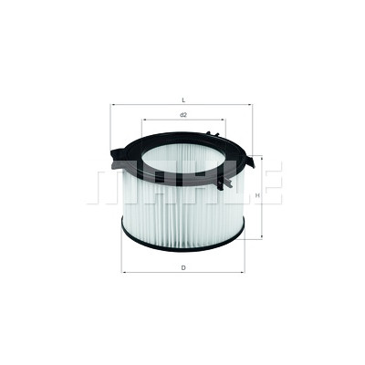 Filtro, ar de cabine MAHLE ORIGINAL LA 65