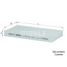 Filtro, ar de cabine MAHLE ORIGINAL LA 674/S