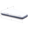 Filtro, ar de cabine MAHLE ORIGINAL LA 854
