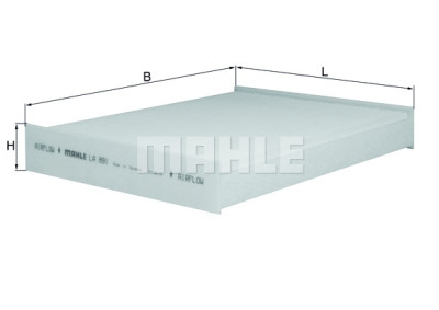 Filtro, ar de cabine MAHLE ORIGINAL LA 891