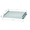 Filtro, ar de cabine MAHLE ORIGINAL LA 9