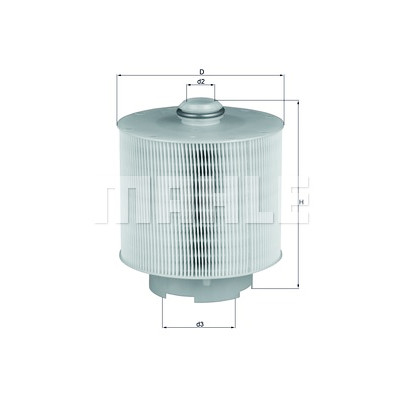 Filtro de ar MAHLE ORIGINAL LX 1006/1D
