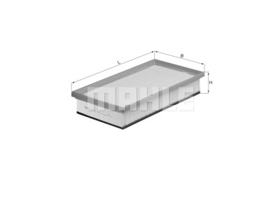 Filtro de ar MAHLE ORIGINAL LX 1027