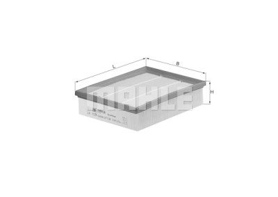 Filtro de ar MAHLE ORIGINAL LX 1029