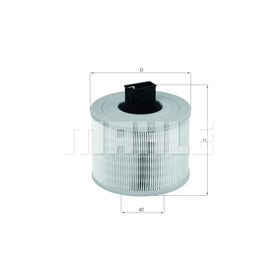 Filtro de ar MAHLE ORIGINAL LX 1035